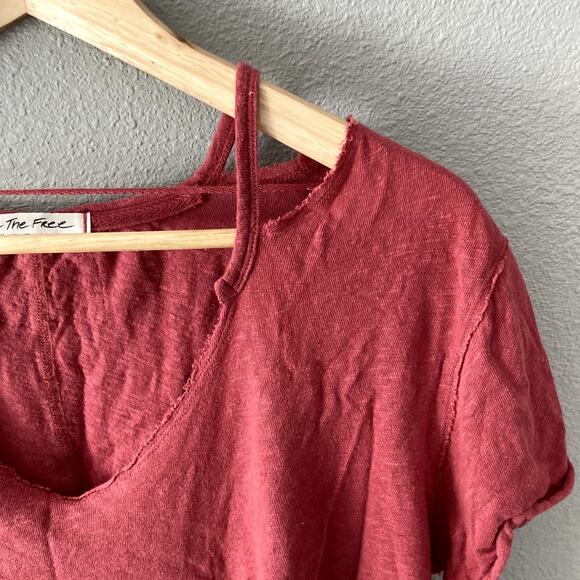 We the Free by Free People Over U Top - Red Clover - XS - Picture 2 of 7